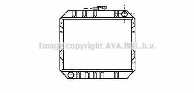 AVA QUALITY COOLING fd2015 -  Радиатор, охлаждение двигателя